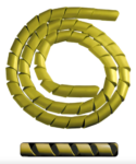 SPIRAL TUBE AMARELO